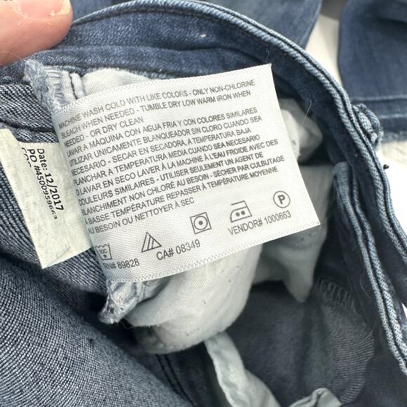 William Rast Jeans Womens 26 Ankle Skinny Distressed Busted Knees Stretch Denim - Picture 9 of 10